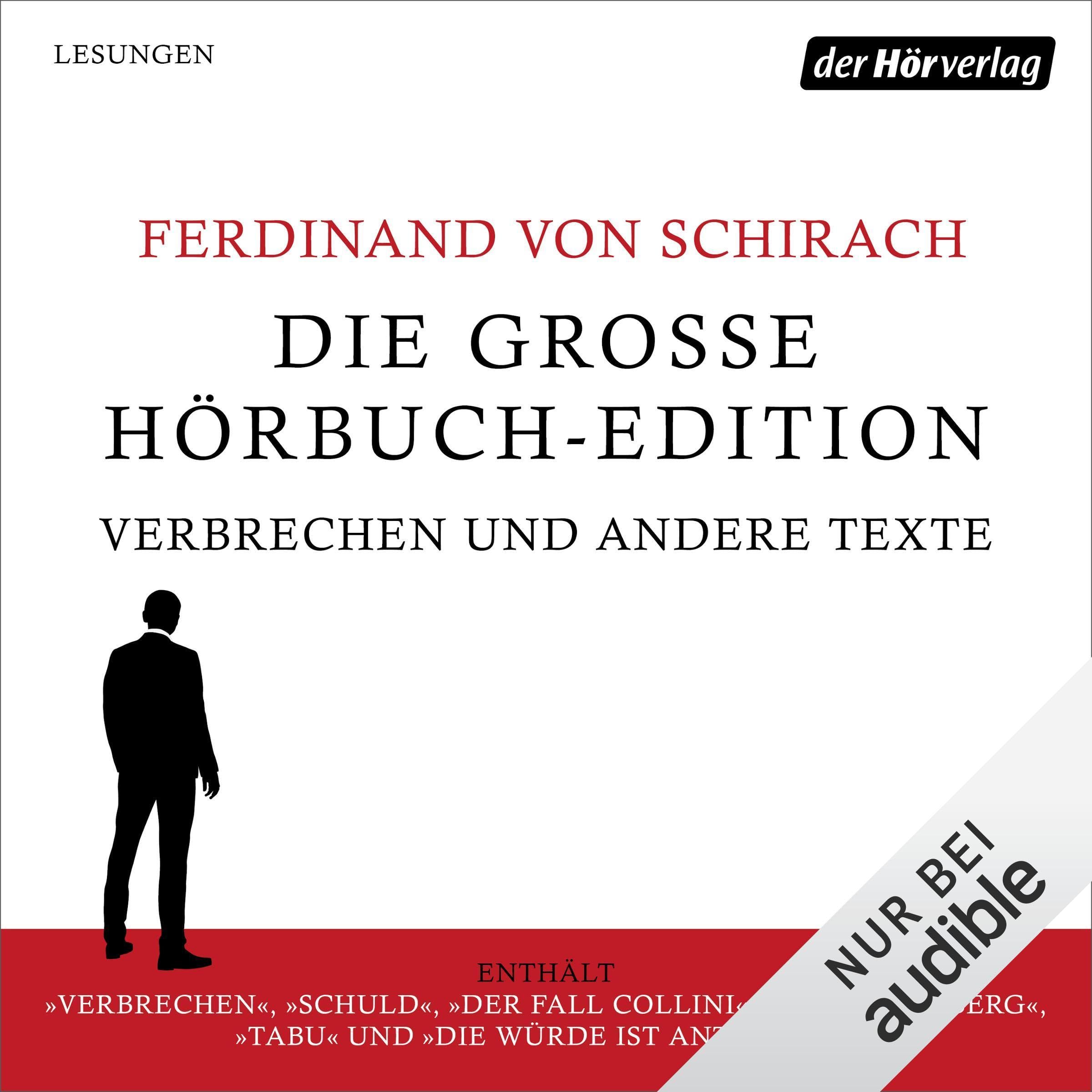 Die große Hörbuch-Edition - Verbrechen und andere Texte