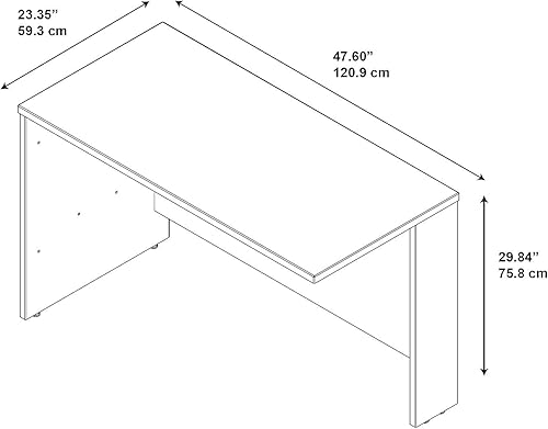 Miniatura 2 de Bush Furniture WC12924 Westfield 48Wx24D Puente de retorno color cereza moca Cereza moca,Mahogany,Cerezo Natural,hansen