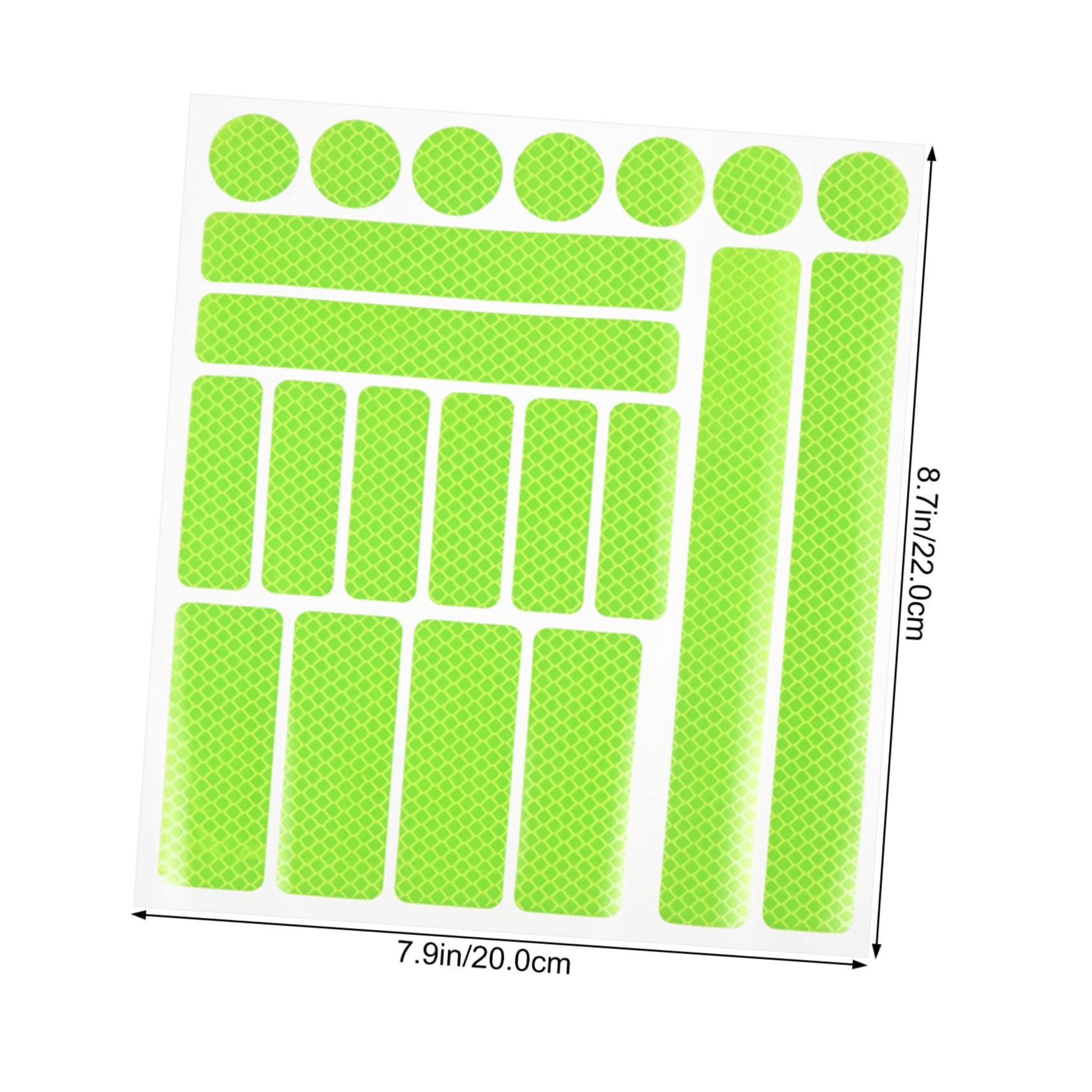 POPETPOP DIY Bicycles Reflective Strip Self-Adhesive Honeycomb Grid Reflective Stickers Waterproof and Fadeless for Safe Riding