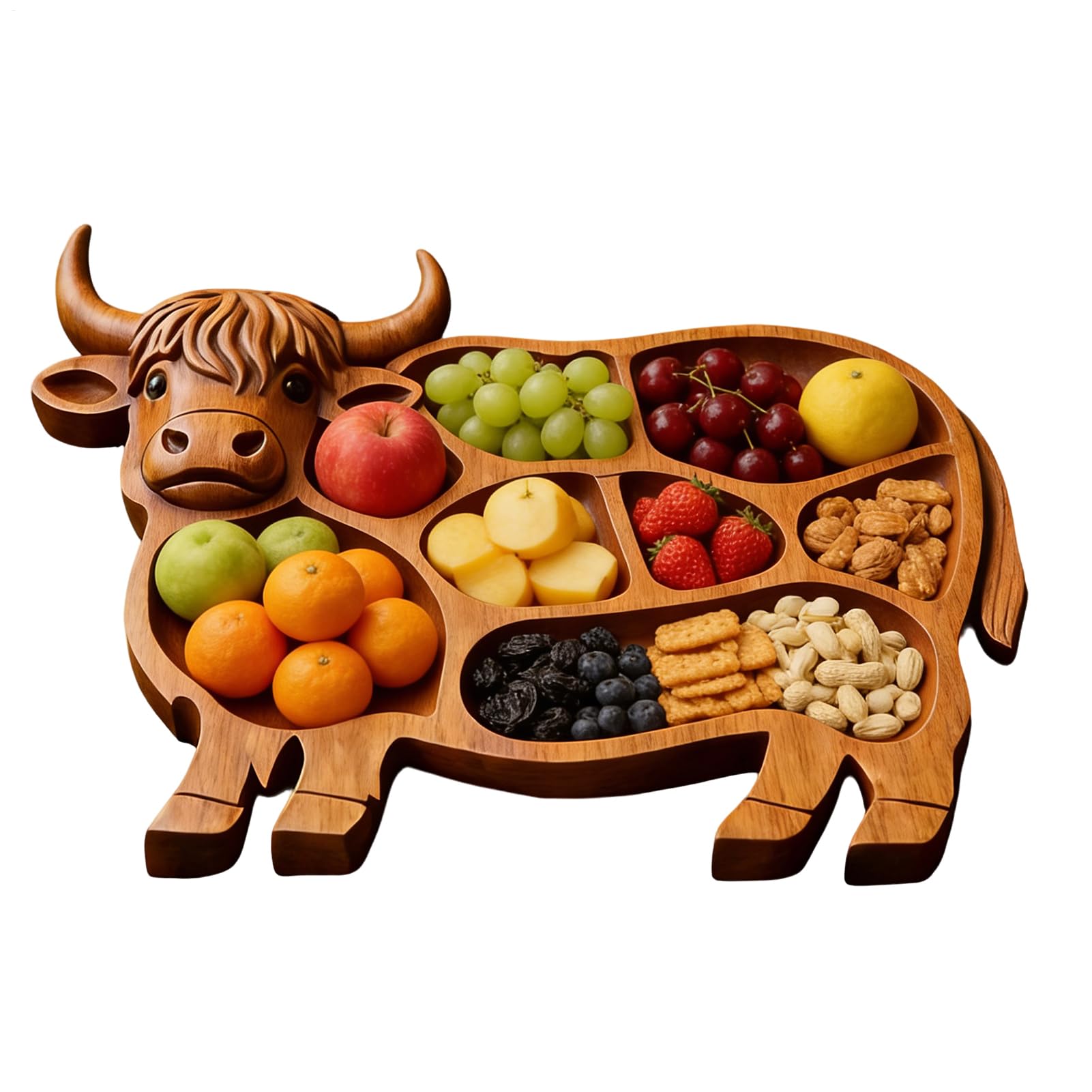 Planche à découper divisée : plateau charcuterie et fromage résistant à la chaleur pour vos tables