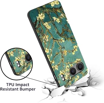 CoverON Art Painting Design Fit Oneplus Nord 4 Case for Women, Slim TPU Flexible Skin Cover Thin Protector for Oneplus Nord 4 5G Phone Case - Almond Blossoms Van Gogh