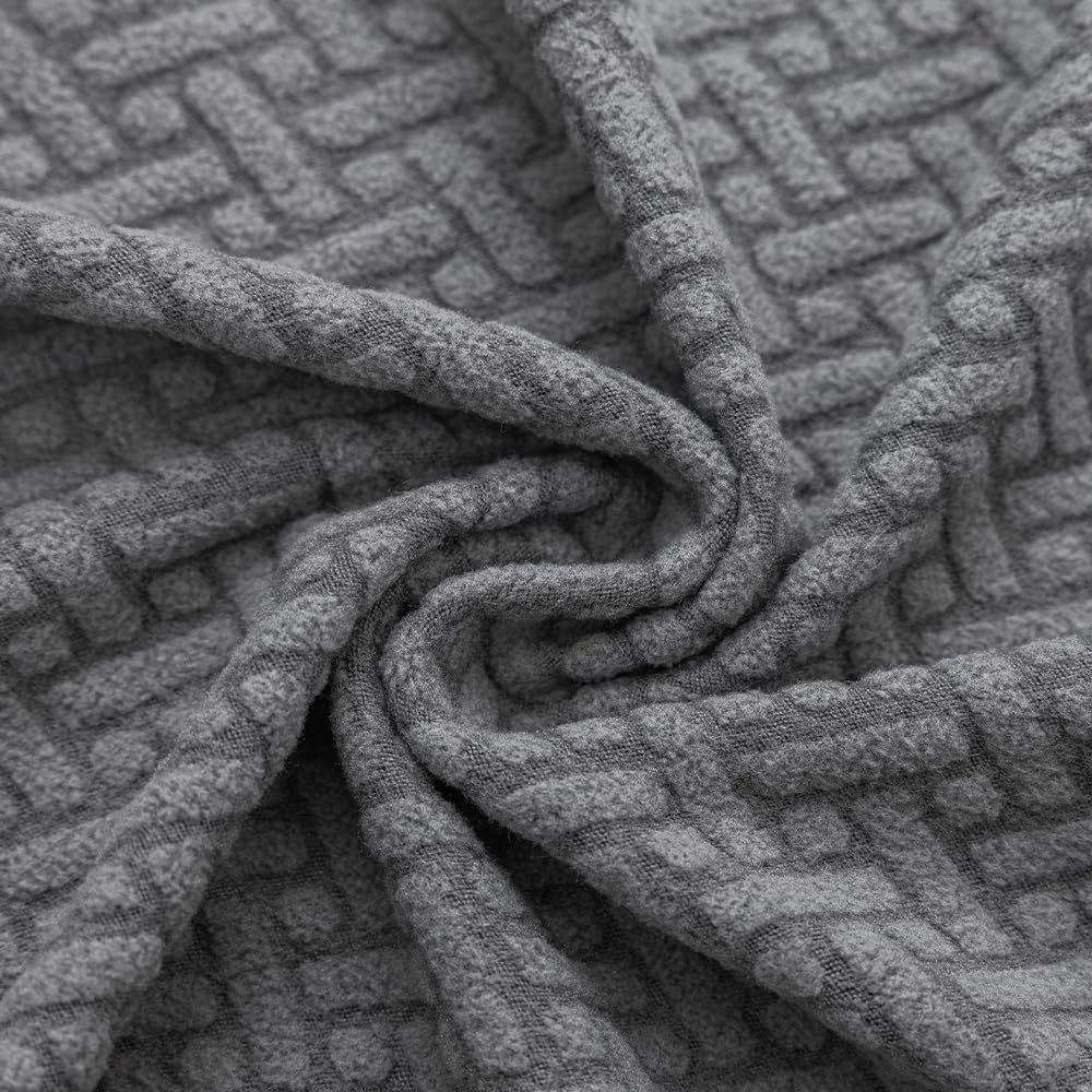 Copri Pouf Quadrato Fodera Ottomana Copri Sgabello Elasticizzato Fodera per Poggiapiedi Quadrato Blue Lake Quadrato S 33-45cm
