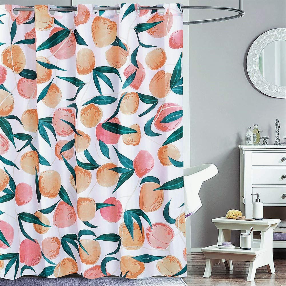 Peach Shower Curtains Curtains & Drapes