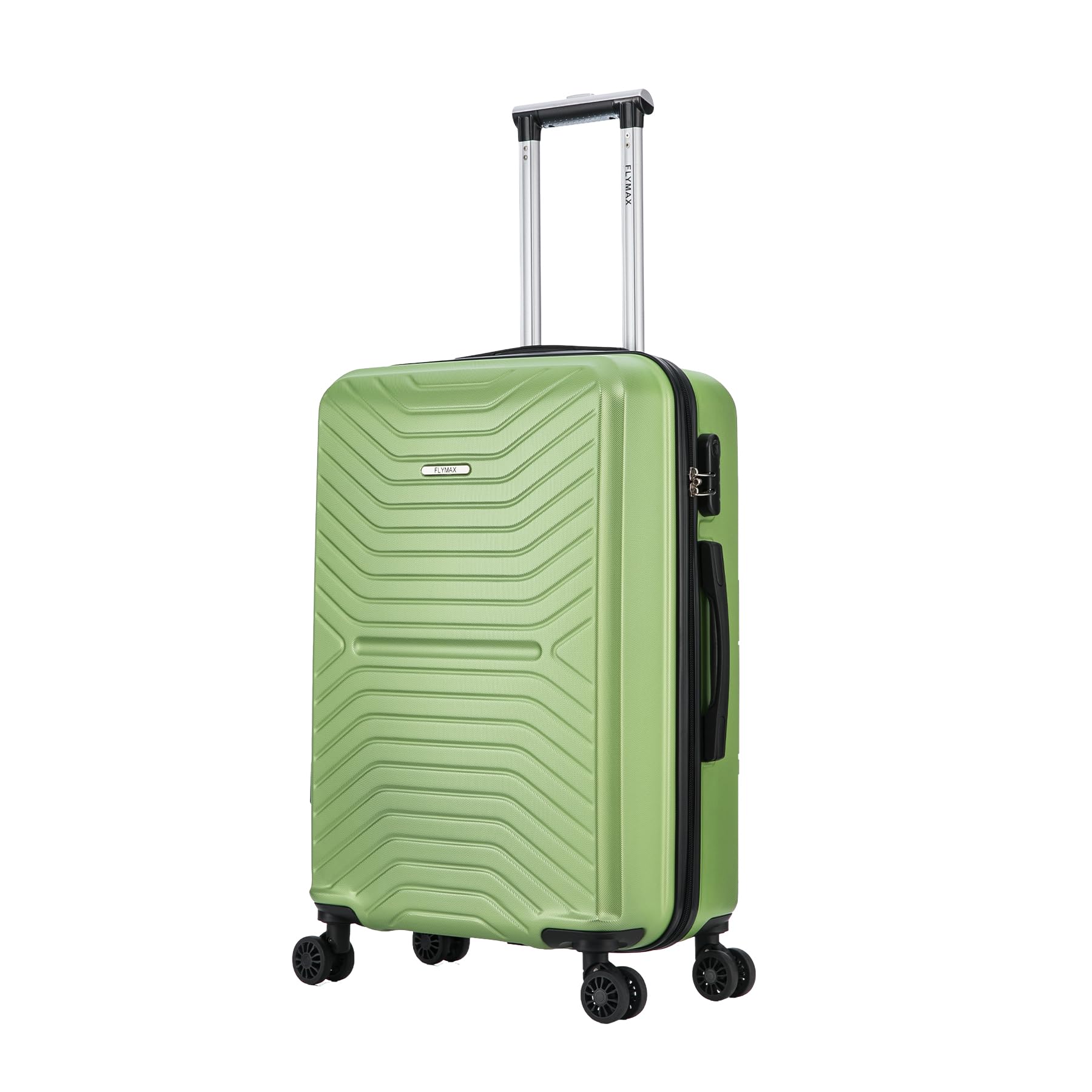 Sponsored Ad – 24" Medium Suitcase 4 Wheel Lightweight Luggage Hard Shell ABS Travel Case Hold Check in Fits 15kg - 20kg Medium Size + 3 Digit Lock + Telescopic Handle 67 Litre Capacity