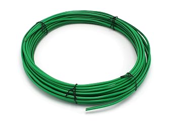 THE CIMPLE CO 12 AWG Insulated Solid Copper THHN/THWN Wire 10 FT - 12 Gauge Ground Wire for Electrical Grounding in Residential, Commercial, Industrial Buildings - 10 Feet 3 Meters, Green