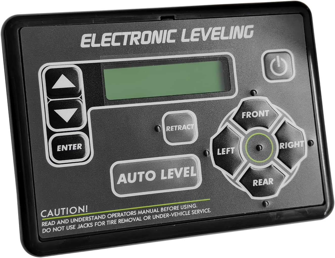 421484 RV Leveling Touchpad with Auto Leveling Button Replacement for Lippert RV 5th Wheel and Travel Trailer (Gray Panel)