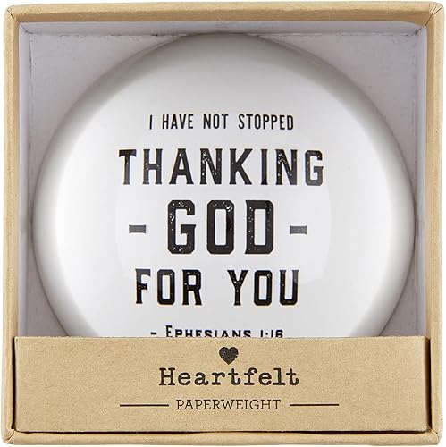 Miniatura 5 de Creative Brands Faithworks - Pesas de papel para oficina con cúpula de cristal, diseño de pisapapeles inspirador, 3 pulgadas de diámetro, corazón de