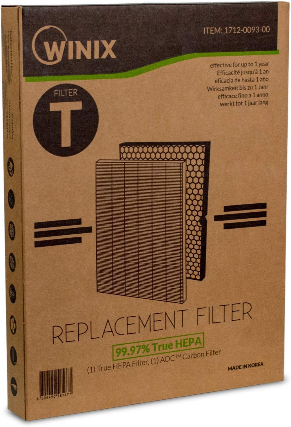 Super Cheap 🛒 Winix 1712-0093-00 Air Purifier Replacement Filter T, for HR900, White