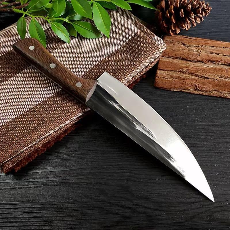 Meat Cleaver,Cleaver Knife 8.5 Inch Stainless Steel Forged Chef Knife Slicing Kitchen Cleaver Butcher Slaughter Meat Fish Vegetables Professional Cutter