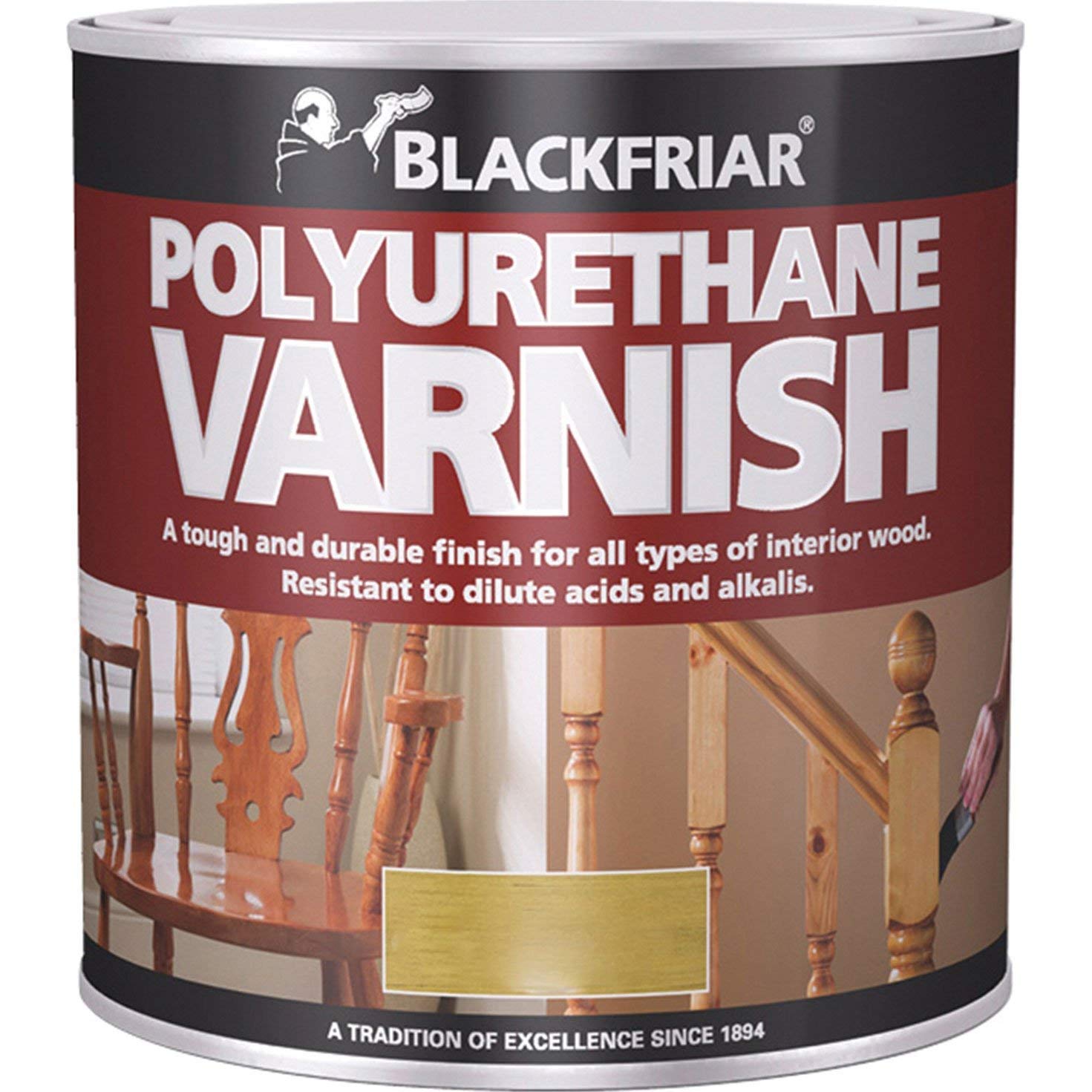 Blackfriar BKFPVGW250 Polyurethane Varnish P70, 250 ml, Walnut Gloss