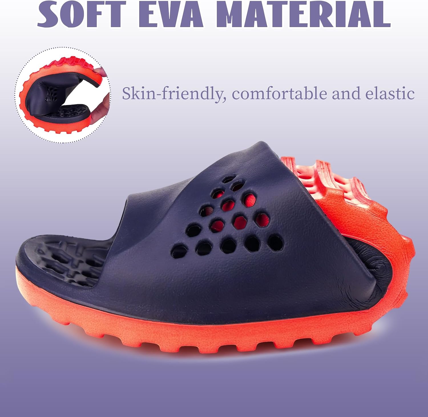 Men's Plus Size Shower Shoes Quick Drying Shower Slippers for Men