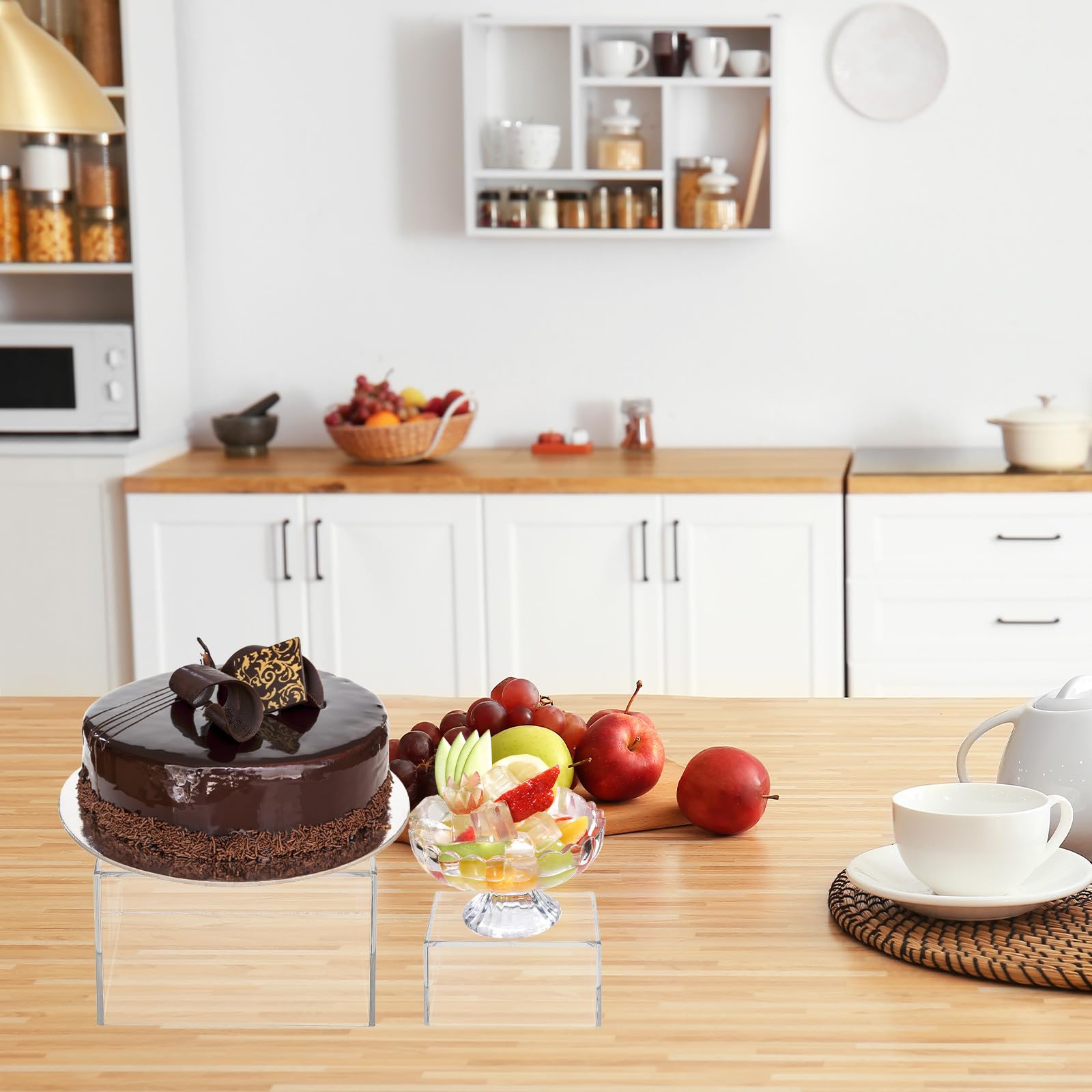 Operitacx Acryl Dessert Präsentationsständer mit Mehreren Ebenen für