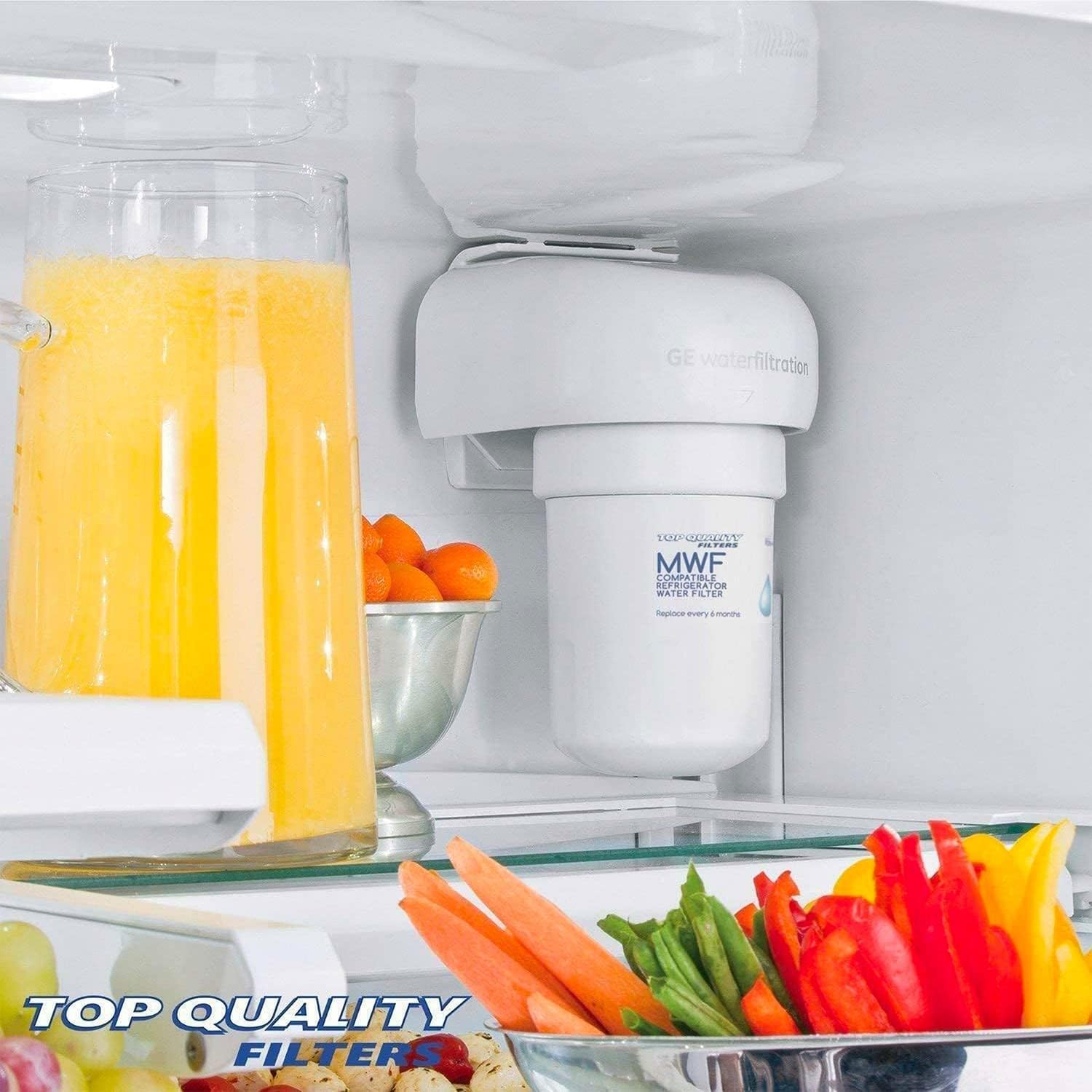 Best GE MWF Refrigerator Water Filter Smartwater Compatible Cartridge