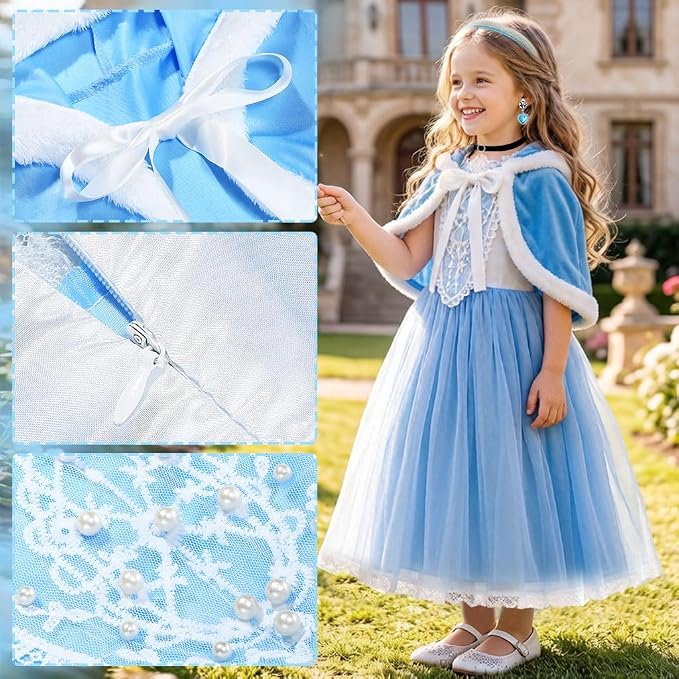 Disfraz de Cenicienta para niñas pequeñas miniatura 5