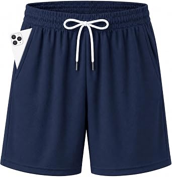 Boys Athletic Shorts Mesh Basketball Soccer Shorts Breathable Quick Dry Running Gym Shorts for Youth 5-18 Years