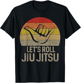 Let's Roll Jiu Jitsu Hand Brazilian BJJ Funny Martial Arts T-Shirt