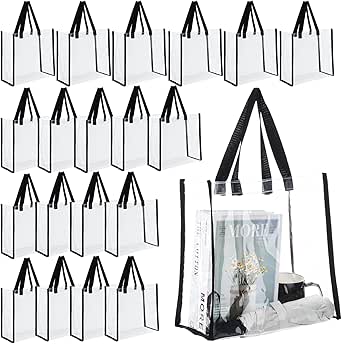 Bolsas Transparentes Aprobadas Por El Estadio Con Bolsillo Frontal Y