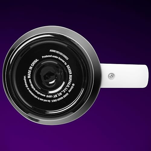 Miniatura 8 de Silver Buffalo Disney Nightmare Before Christmas by Tim Burton Jack Skellington Hill and Moon - Vaso de acero inoxidable con asa y pajilla, cabe en