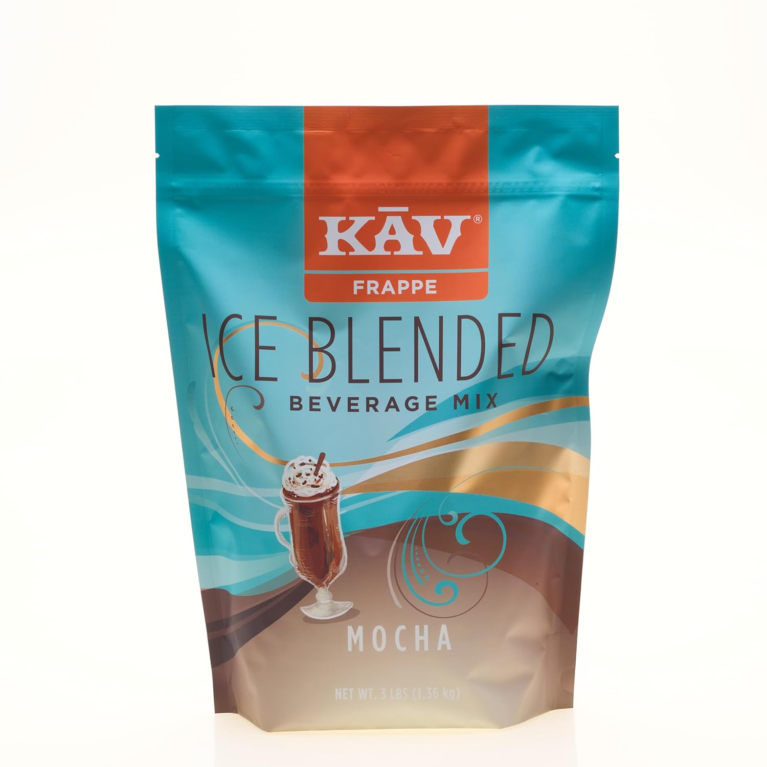 KAV FRAPPE - Ice Blended Coffee Beverage Mix Frappe Mocha (3LBS)