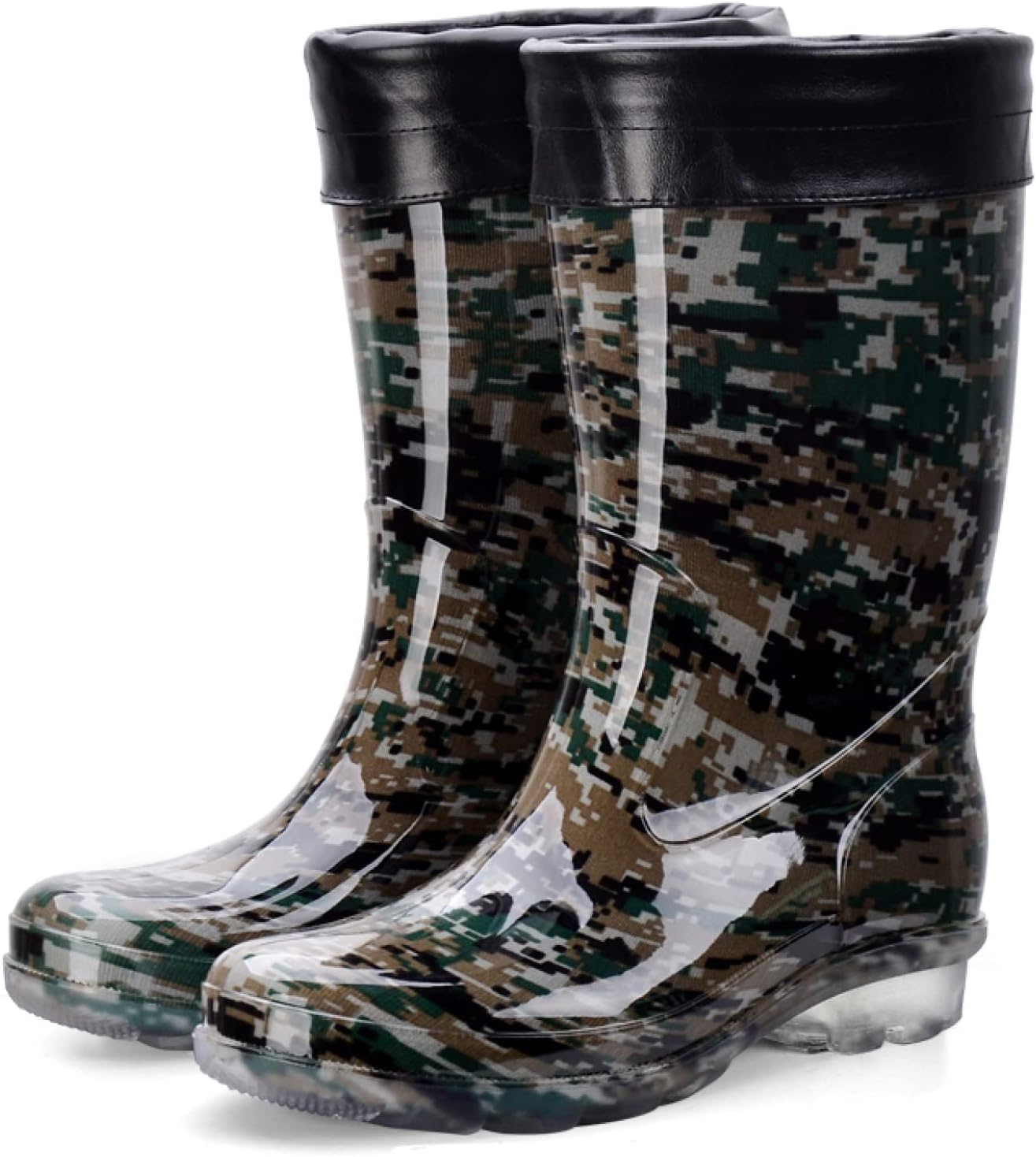 [JUIN] 雨具 長靴 雨靴 レインシューズ 大きいサイズ カップル メンズ レディース 防水靴 滑り止め 作業靴 ショートブーツ