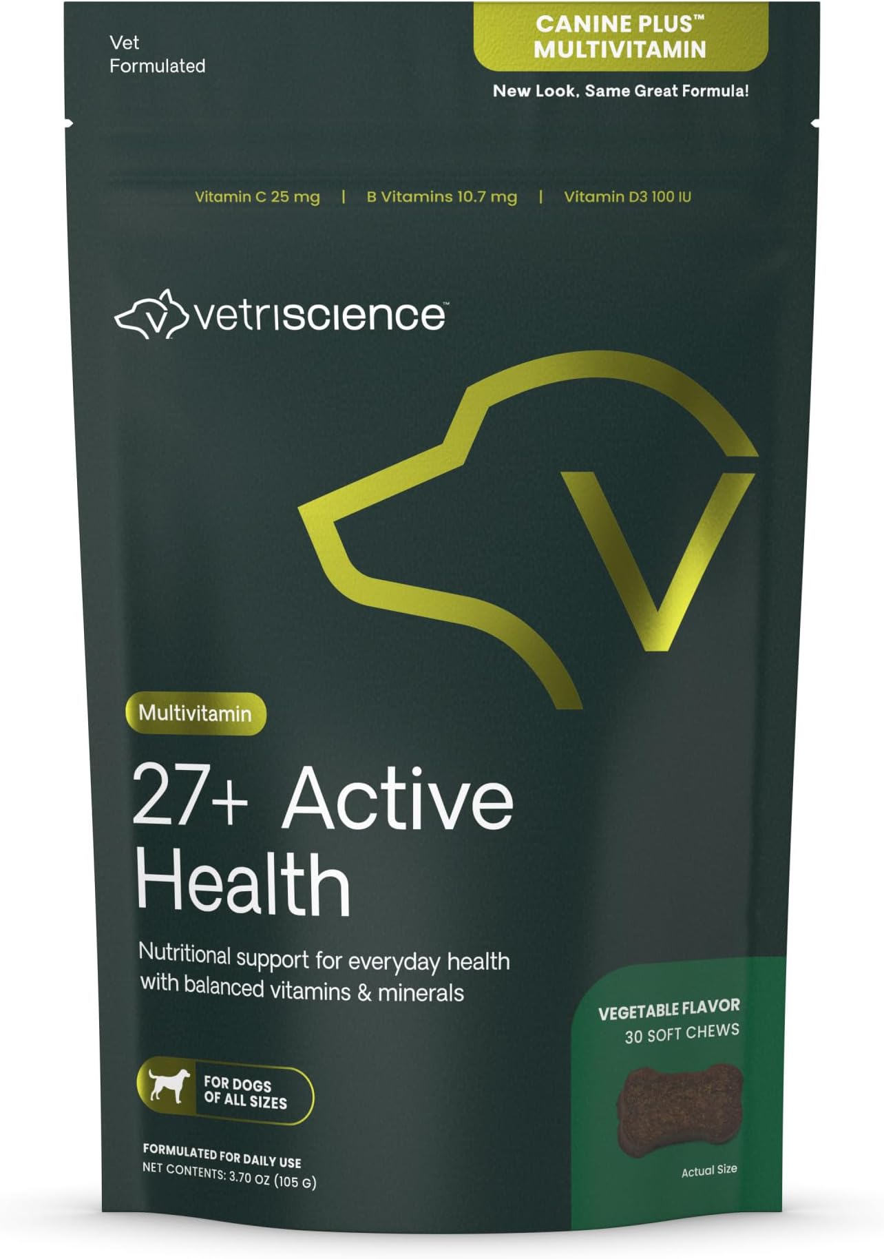 Canine Plus Multivitamin Everyday Health Bite-Sized Dog Chews 30, 1 Count