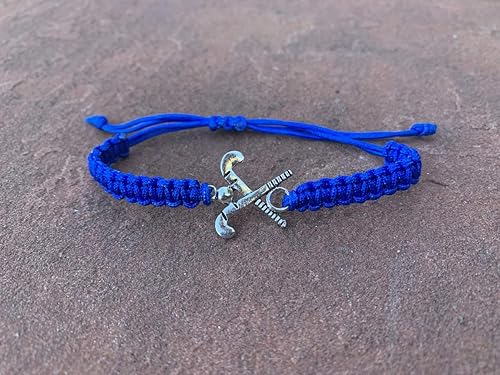 Vista 37 de Sportybella Pulsera de hockey sobre hierba ajustable para niñas con dije de palo, regalos de joyería para jugadores, equipos y entrenadores, pulsera