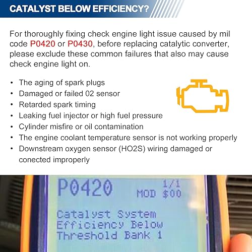 Miniatura 6 de BoardRoad Convertidor catalítico de ajuste directo para 2011 2012 2013 Civic 1.8L (certificación EPA)