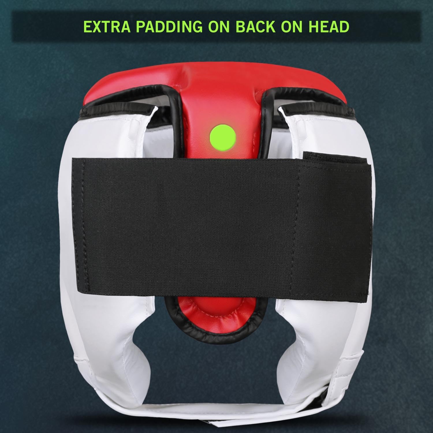 Farabi Sports Casque de Boxe avec Sangle réglable - Casque de Kickboxing Ouvert - Casque de Boxe MMA, Muay Thai, Sparring, Arts Martiaux, karaté, Protection de tête
