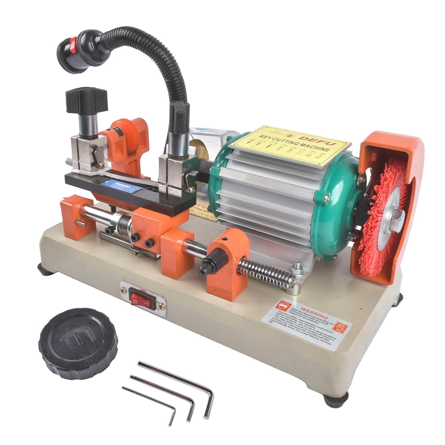 2AS Cutting Machine Horizontal Cutter Duplicating Machine with Brush 110V 120W