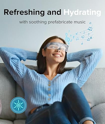 Miniatura 2 de LC-dolida Eyespa - Máscara de vapor para ojos secos, dispositivo de cuidado de ojos calentado, Nano Mist Spraye portátil de compresión cálida para