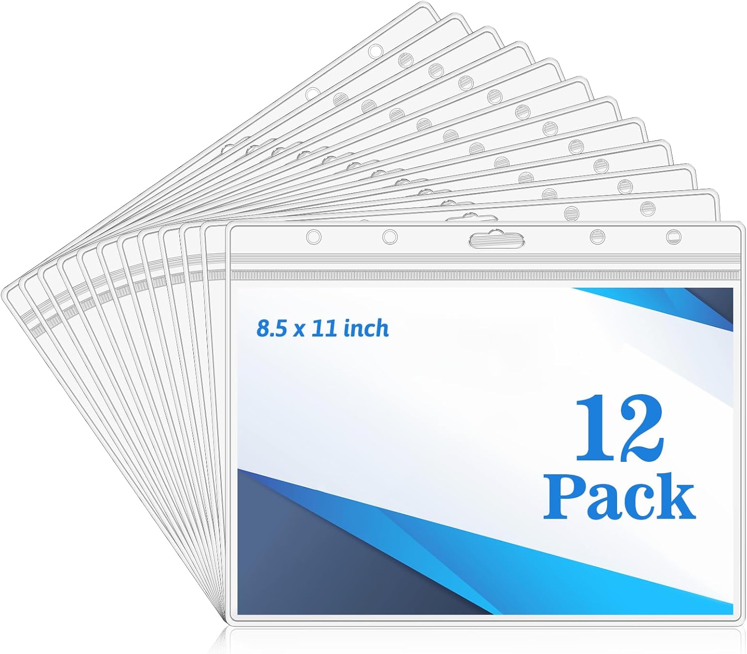Amazon.com : AOZUO 12 Pcs Clear Sheet Protectors 8.5