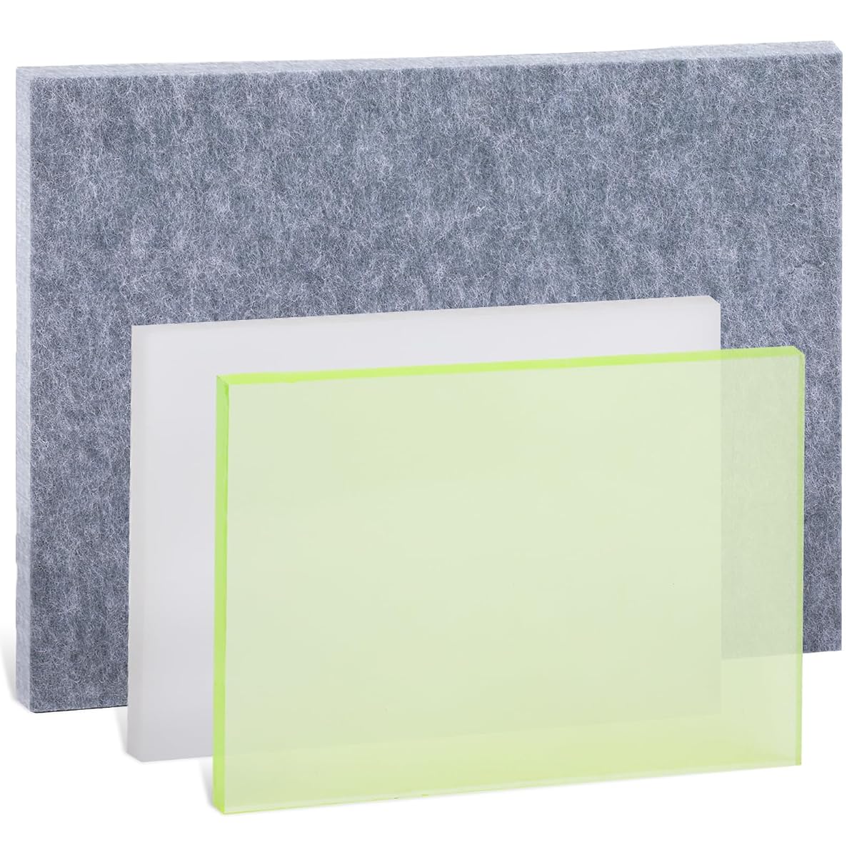 3Pcs Leather Craft Punch Pad, Leather Punch Mats and Sound Absorbing Pad