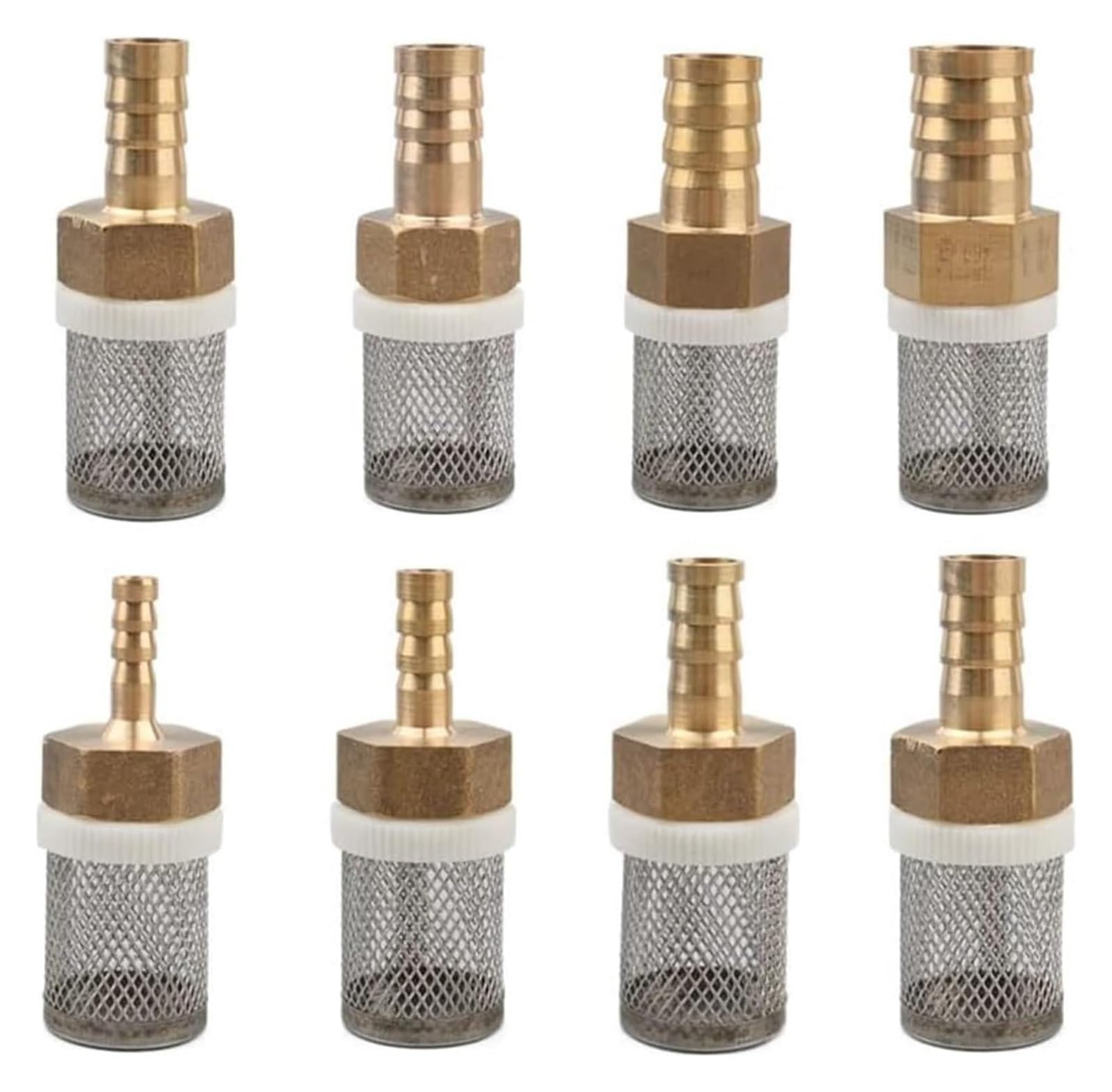 Filtro para Bomba de Agua, 1 Uds. Filtro de Manguera 6~19mm for Lavado Coches, riego jardín, Filtro latón, Bomba rociadora, Red filtrante Acero Inoxidable(6mm)