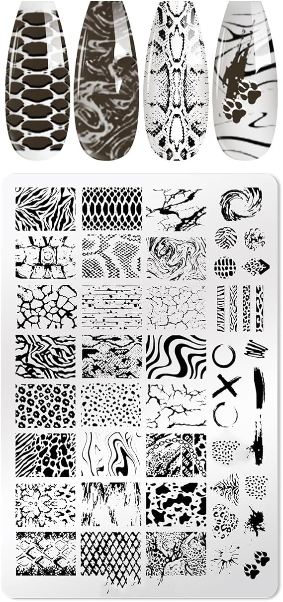 Nail Art Stamping Template Summer Art Stamping Plate Picture Plate Operation DIY Printing Tools Manicure Template