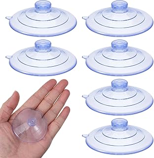 6 Stück Kunststoff Saugnapf für Glasscheiben,Ø 20mm Vielseitig Saugnäpfe,Saugnäpfe für Fenster,Saugnapf-Haken,für Fahrzeugverkleidungen,Fenster, Glasplatten,Küchen,Fliesen,Badezimmer