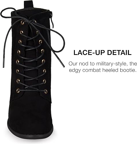 Miniatura 3 de Journee Collection Botines de tacón grueso para mujer