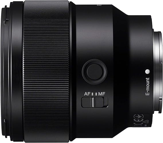 Sony SEL85F18 85mm F/1.8-22 Medium-Telephoto Fixed Prime Camera Lens, Black