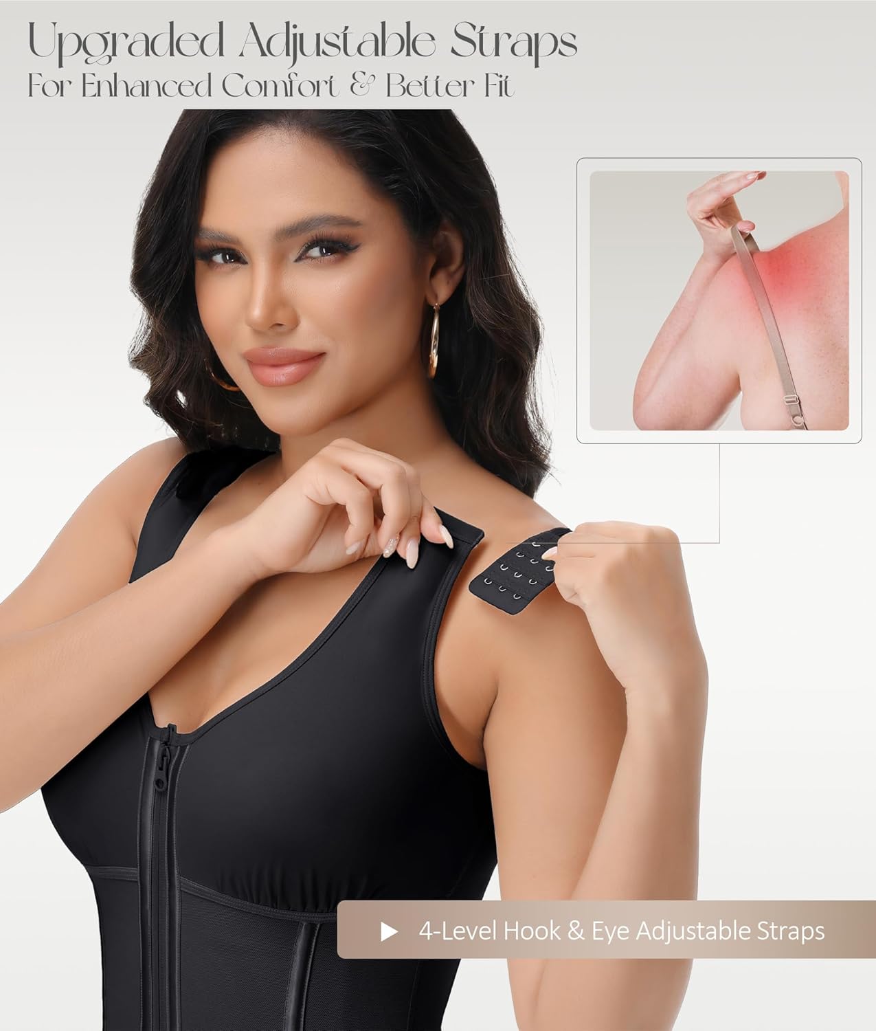 M MYODRESS Fajas Colombianas Shapewear for Women Curvy Faja Body Shaper Stage 2 Post Surgery Tummy Tuck Compression Garment - Image 4