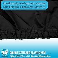 Vista 5 de EliteShield Cubierta Resistente para Barco con T-Top, Se Adapta a Barco de Consola Central de 18 pies a 20 pies de Largo con T-Top Hard-Top