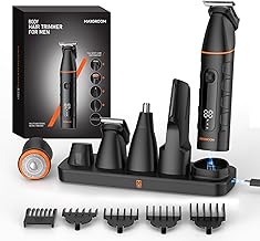 MAXGROOM Electric Body Hair Trimmer Men, All in One Multi-Functional Body Grooming Kit, 120 Mins Runtime Rechargeable Body Shavers Men, 7000RPM Efficient Cordless Foil Shaver for Beard, Ball, Legs