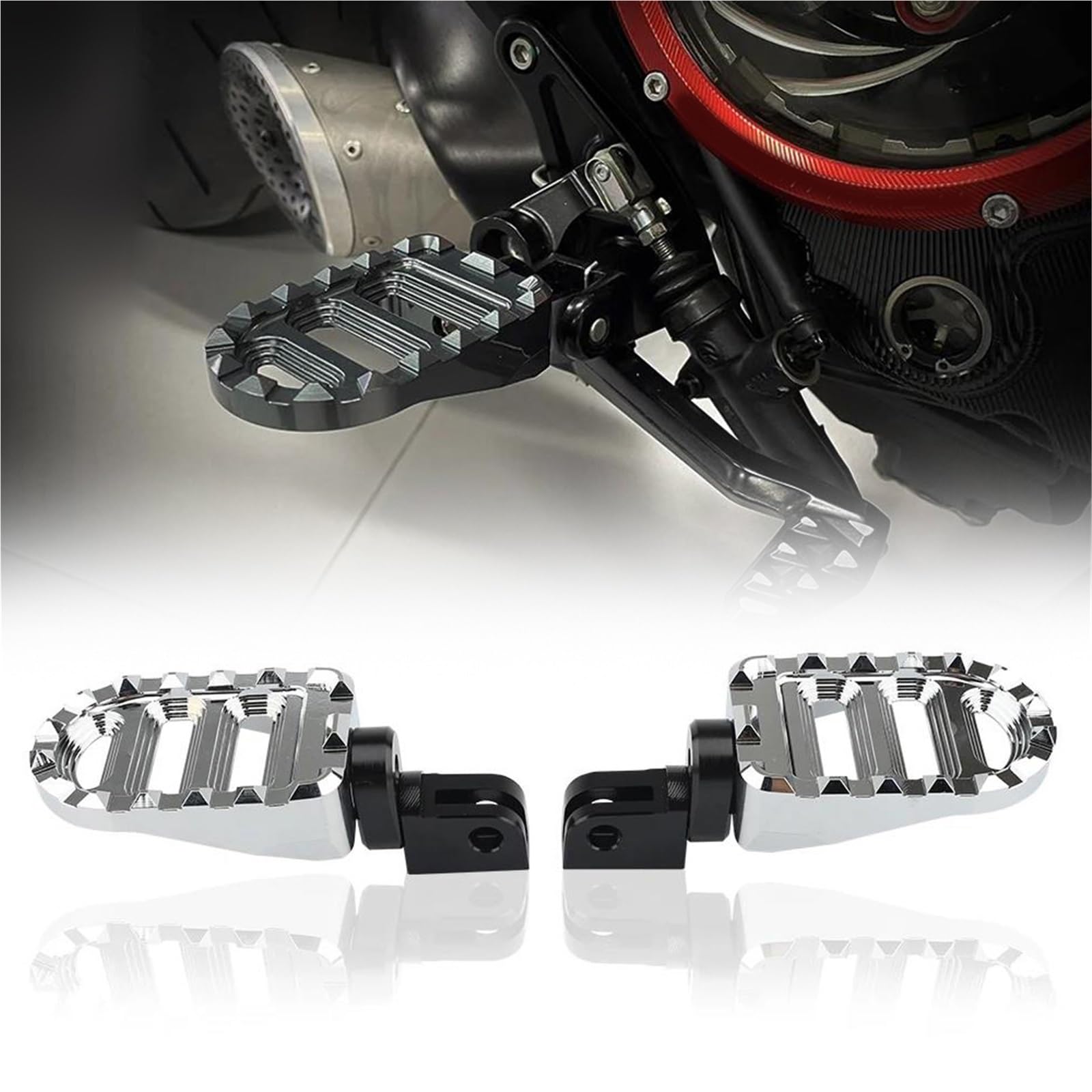 Repose-Pieds Avant Moto pour Speed Twin 1200 Trident 660 Daytona 675