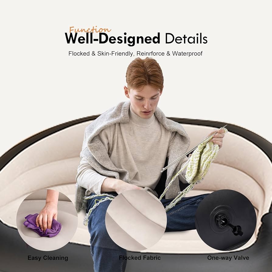 DIAR GARDEN Inflatable Couch Blow Up Attress,Outdoor Air