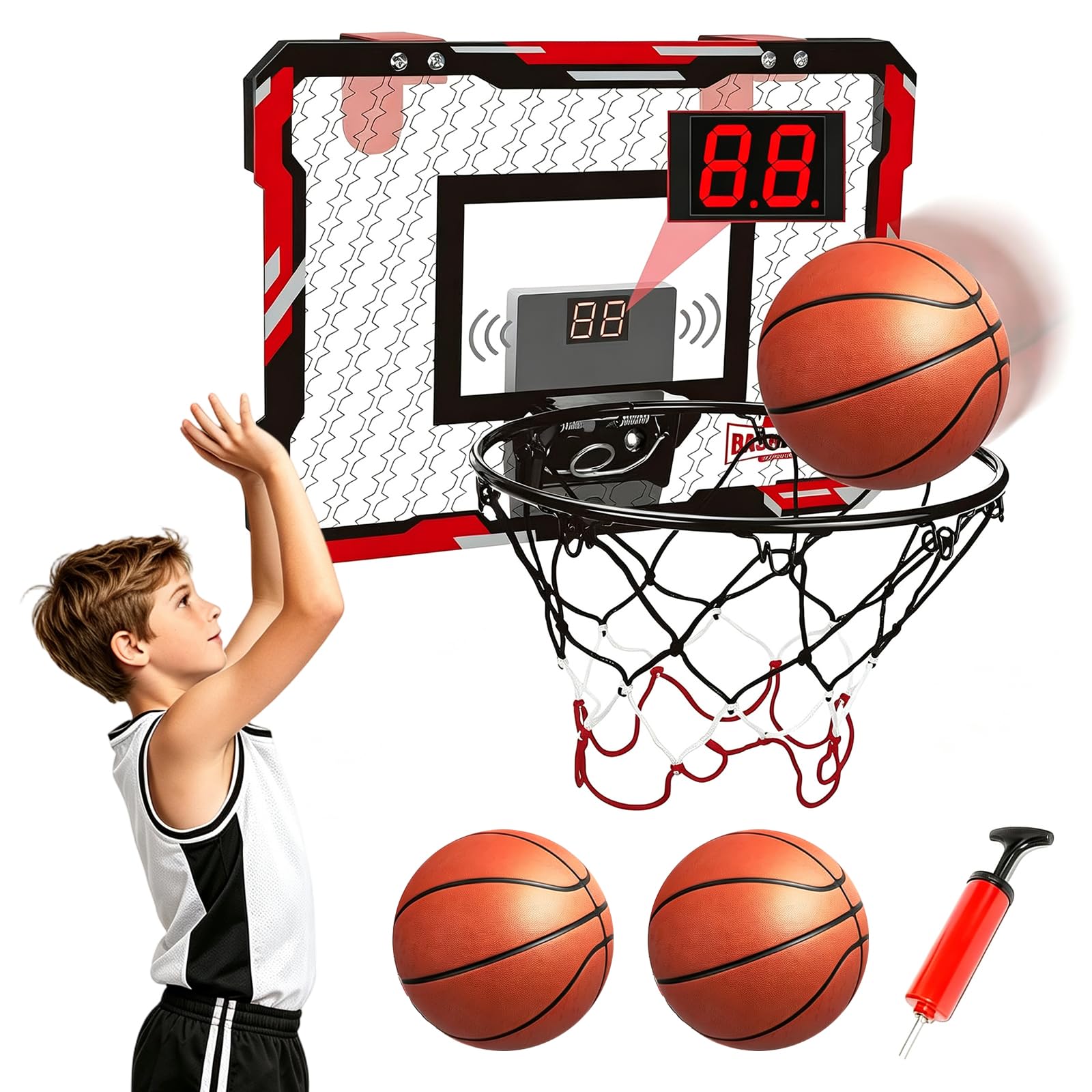 Canasta Baloncesto Infantil, Niños y Niñas de 5 6 7 8 9 10 11 12 años