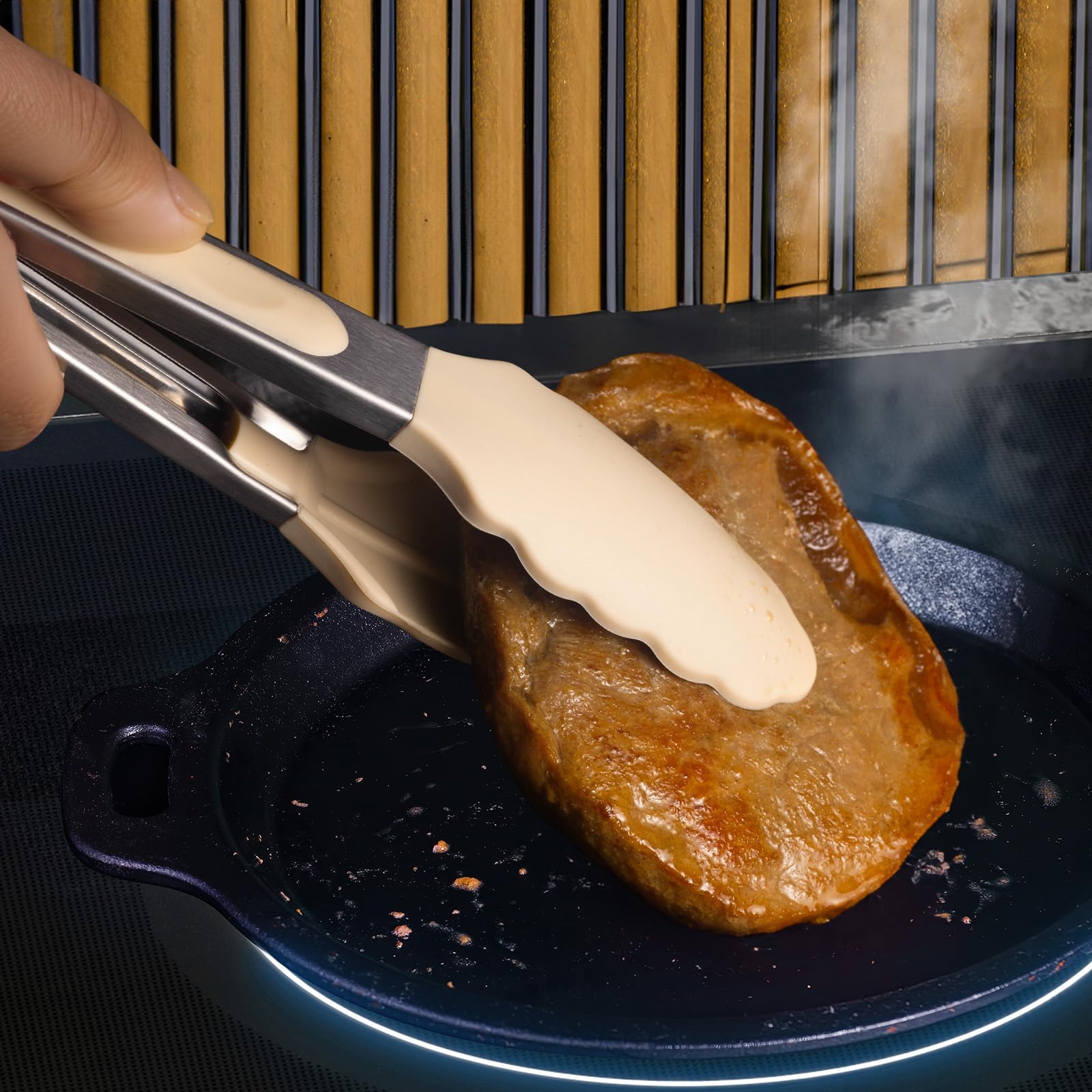 RAXCO Lot de 18 pi¨¨ces couteaux de cuisine avec bloc, ustensiles de cuisine avec set de 5 pi¨¨ces de couteaux et 7 pi¨¨ces de spatules en silicone, set d'accessoires de cuisine