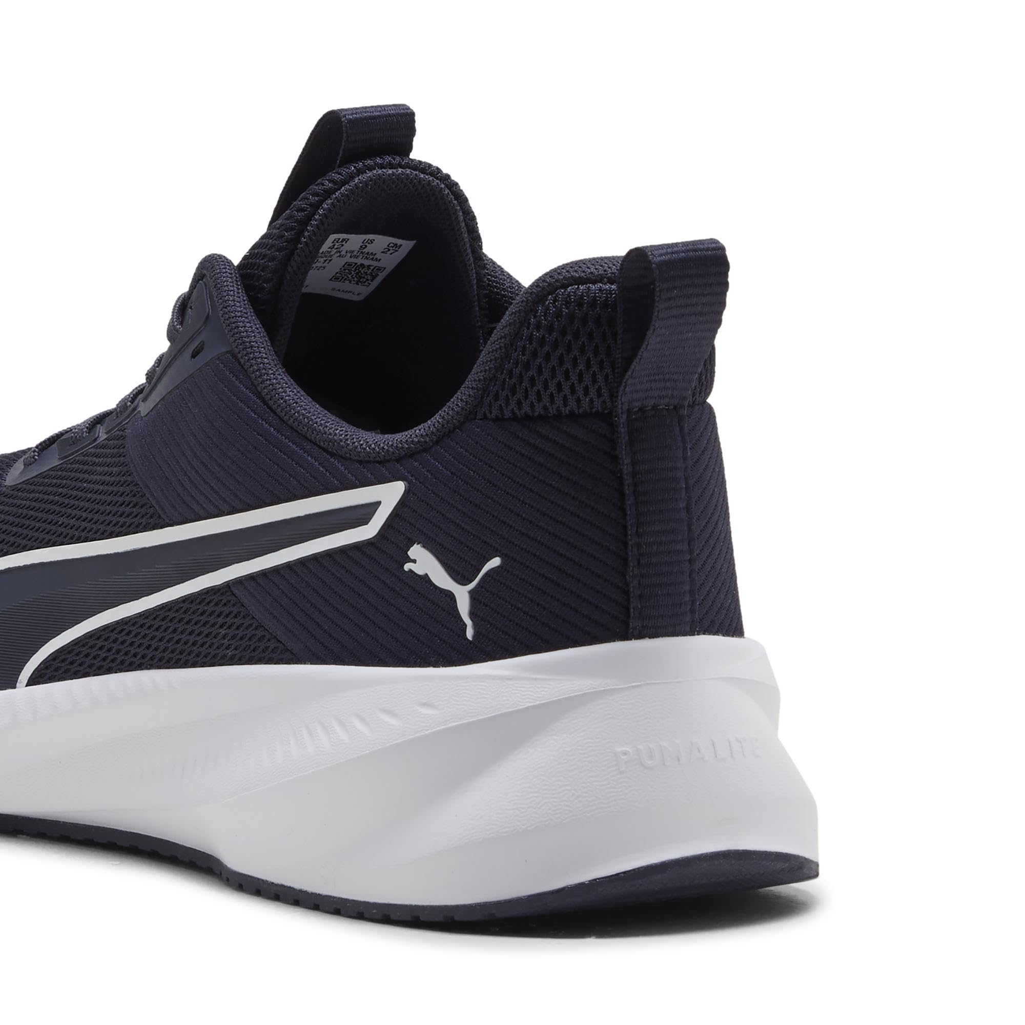 Puma Unisex Flyer Lite 4 Straßen-Laufschuh, New Navy White, 39 EU – Ansicht 2