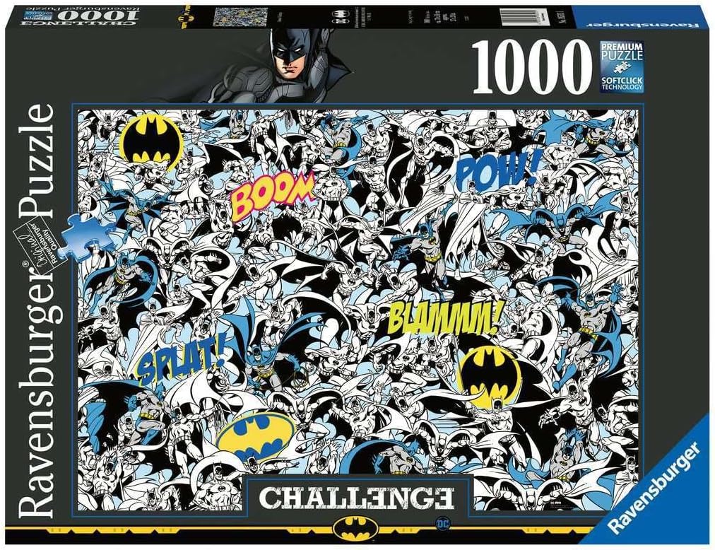 Ravensburger DC Comics Batman Challenge 1000 Piece Jigsaw Puzzle for Adults & Kids Age 12 Years Up