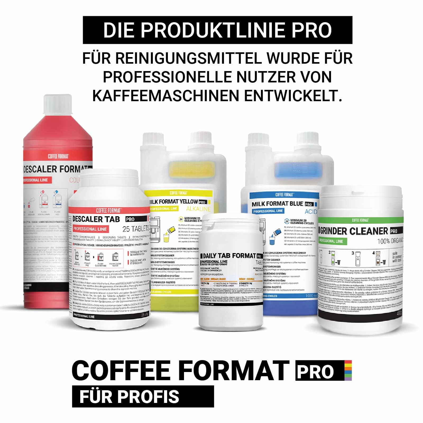 Grinder Cleaner PRO 480g, Kaffeemühlenreiniger für externe Mühlen, Mahlwerk Reiniger, Mühlenreiniger, Natural kompatibel mit DeLonghi, Bosch, Tchibo, Sage, Graef, Hario, Caso, Melitta