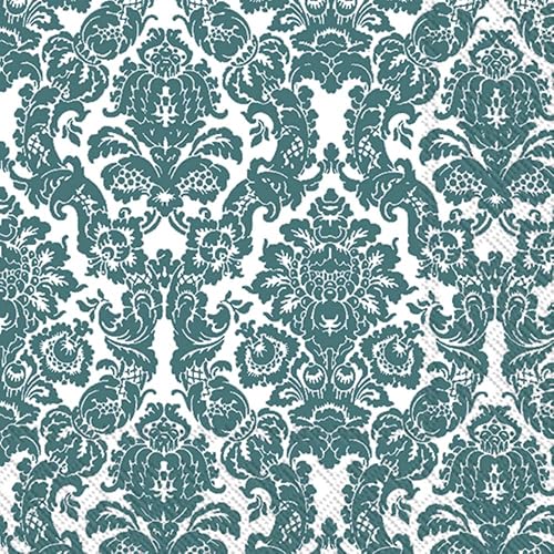 Miniatura 6 de Boston International IHR - Servilletas de papel para bebidas de cóctel, 5 x 5 pulgadas, plateadas, C797095