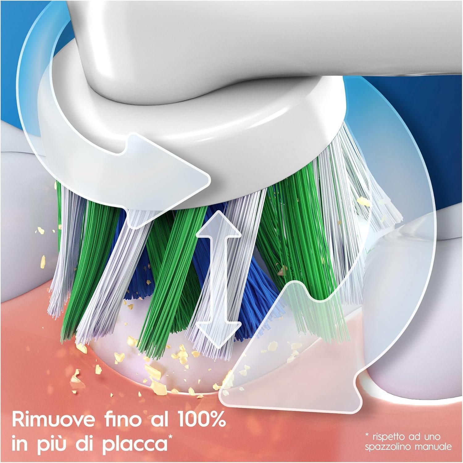 Oral-B Spazzolino Elettrico Ricaricabile Pro 3 3500 Bianco, 1 Testina, 1 Custodia Da Viaggio, 1 Spazzolino