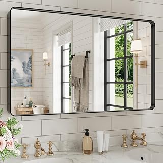 WEER Bathroom Vanity Mirror Black 40X24 Inch